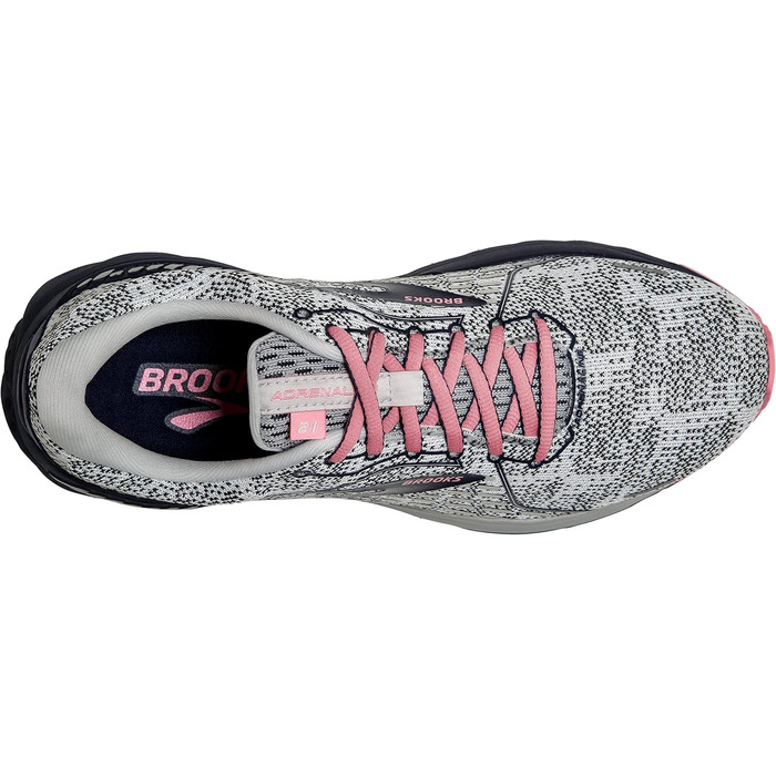 Кросівки для бігу Brooks Adrenaline GTS 21 для чоловіків (40.5 EU, білий, темно-синій, кораловий)