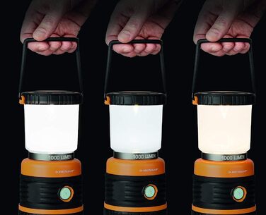 Ліхтар намету Dunlop Outdoor Camping LED 1000 люмен, 4 режими, регулювання яскравості, ударостійкий, вологозахист IP44, 46 SMD, без індикатора Standby (Помаранчевий)