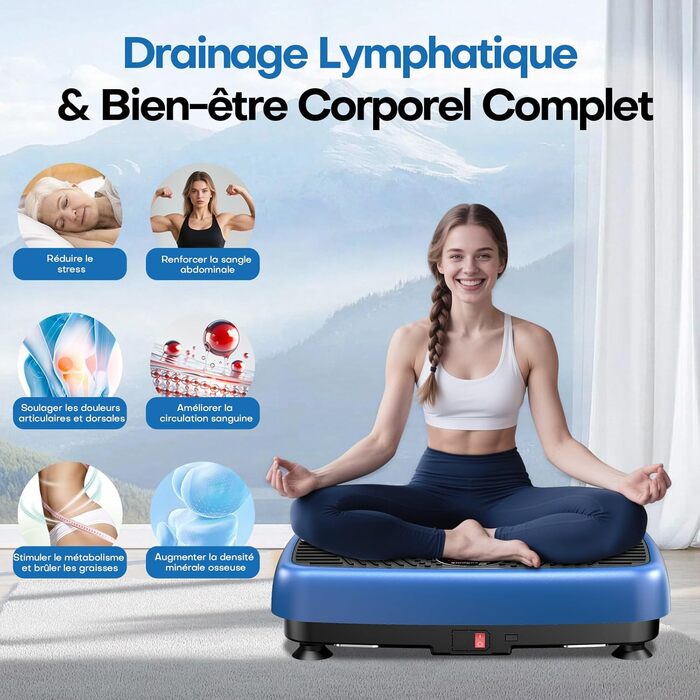 Вібраційна платформа EvoSpark: Тест-переможець 2025, з подвійним мотором для схуднення та тренувань всього тіла. Масажер, платформа для вібраційного тренування до 204 кг, покращена версія для дому. Зелений колір.