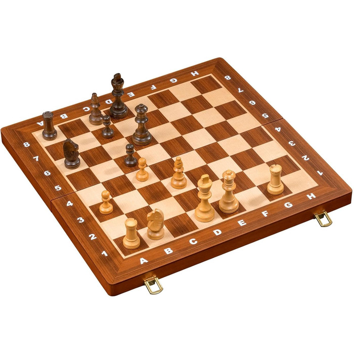 Шахи Philos 2610, шахова касета, поле 40 мм, король 78 мм
