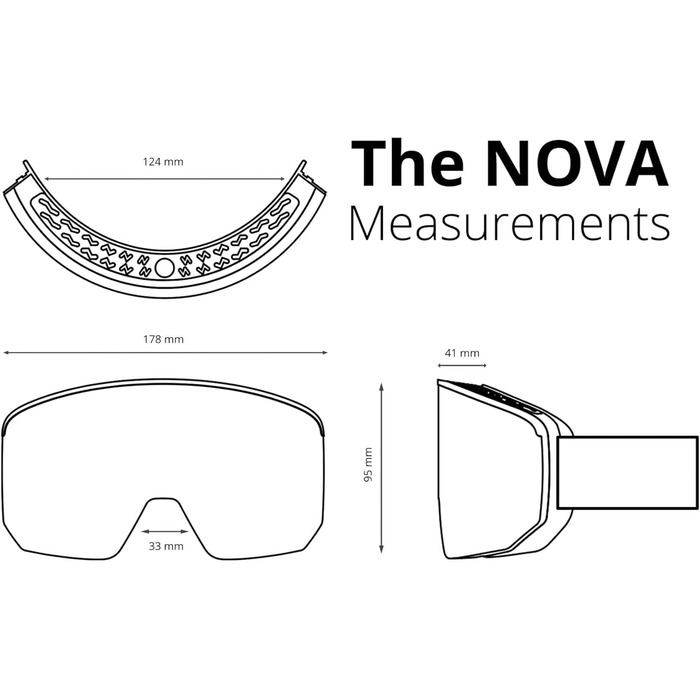 NAKED Optics NOVA: гірськолижні маски для чоловіків та жінок, сноуборд маски, захист від поганої погоди, змінними лінзами, Birdy