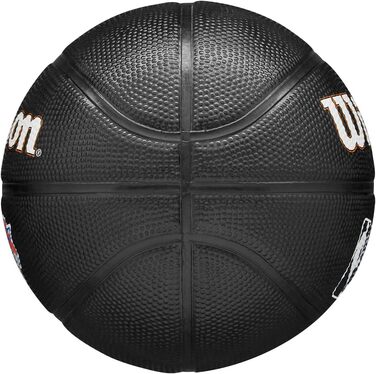 Міні-баскетбольний м'яч Wilson NBA Team Tribute New York Knicks, розмір 3, чорний