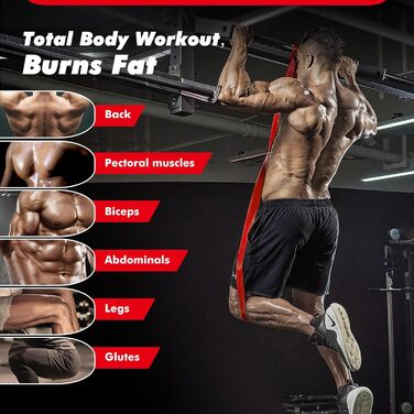 Набір еластичних стрічок для фітнесу, 3 рівні опору, з дверними фіксаторами, ручками, чохлом, сумкою та інструкцією. Стрічки для фітнесу/йоги/силових тренувань. Кольори: синій, зелений, фіолетовий, чорний, червоний, жовтий