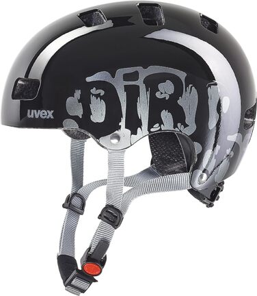 Велосипедний шолом uvex kid 3 для підлітків, унісекс, 55-58 см, чорний Dirtbike