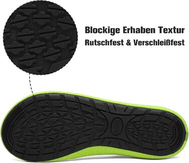 Чоботи для плавання SAGUARO: чоловічі та жіночі, водонепроникні, для пляжу, серфінгу, дайвінгу, неопренові, швидко сохнуть, розміри EU 36-47 (зелений, жовтий)