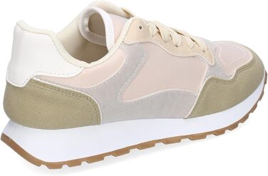 Жіночі спортивні кросівки Beige (40 EU) повсякденні, зручні, на шнурівках