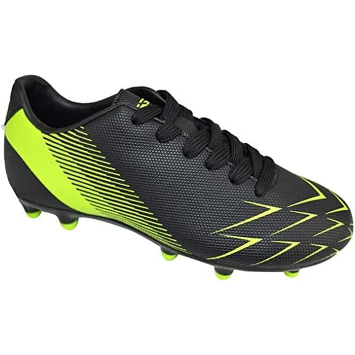 Дитячі футбольні бутси Vizari FG | Футбольні черевики для дітей (хлопчики, дівчатка) | Червоно-зелені бутси для тренувань та гри | Розмір 35 EU