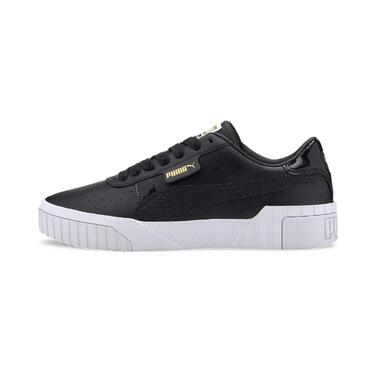 Жіночі кросівки PUMA Cali (37 EU, колір Puma Black Gold) — стильні шкіряні кеди