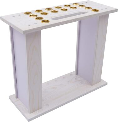 Стенд для більярдної кулі (16 отворів) Futchoy – органайзер для біліардних кий, аксесуар для кімнат, барів, клубів