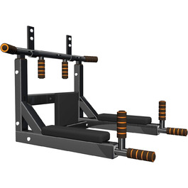 MAXSTRENGTH настінний турнік для підтягувань, фітнесу, домашніх тренувань, спортзалу, з гачками для TRX, міцне кріплення