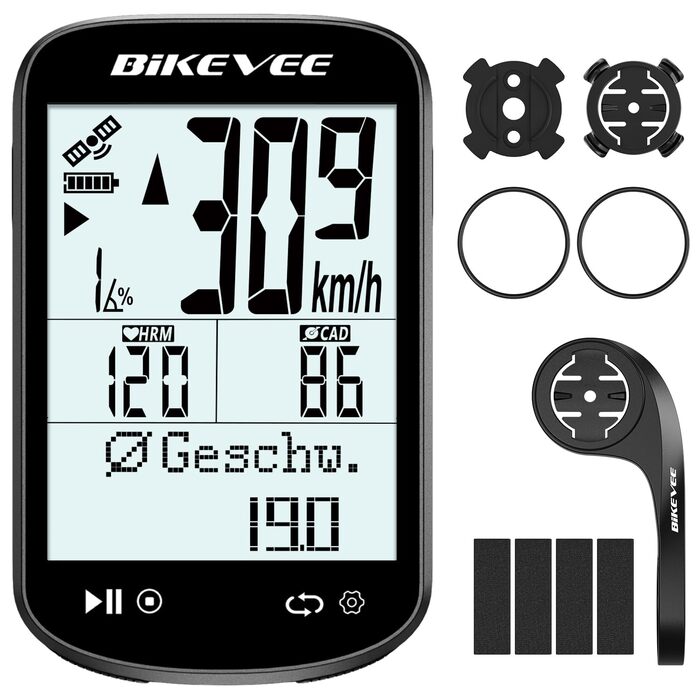Велокомп'ютер GPS бездротовий ANT+ Bluetooth 2.6