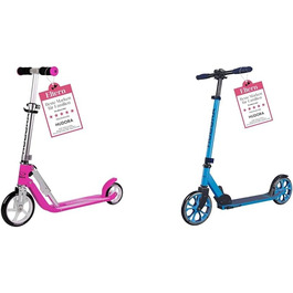 Дитячий алюмінієвий самокат HUDORA Little BigWheel, регульований, складаний, великі колеса, до 100 кг, від 3 років