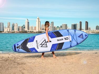 Надувна SUP-дошка Wattsup SAR 10 Combo 305x81x15 см з каяк-сидінням і подвійним веслом, комплект для сапбордингу