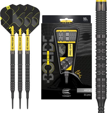 Дротики Target Darts Bolide Void 10, 90% вольфрам, м'які накінечники, комплект для дартсу