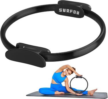 Кільце Pilates SURFOU 32 см: для йоги, фітнесу, тренування стегон та всього тіла