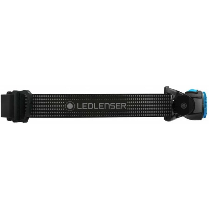Ліхтар налобний Ledlenser MH3 Outdoor, 200 люмен, регульований фокус, дальність 130м, до 35 годин роботи, металевий кліп, з батареєю, чорний/синій