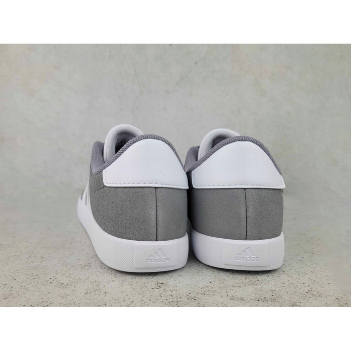 Кросівки Adidas VL Court 3.0 ID6314 шкіряні, сірі