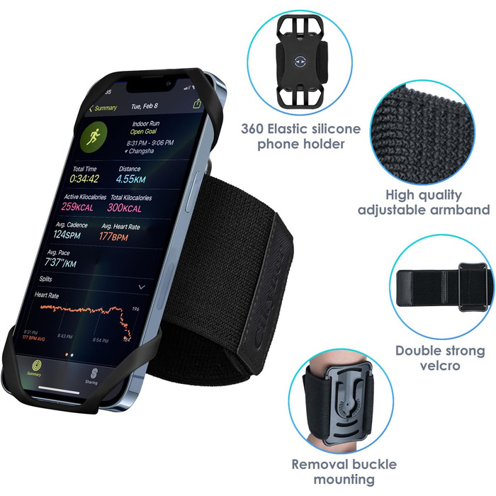 Спортивний браслет на руку Cikyner для смартфонів 4.5-7