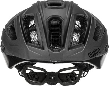 Велосипедний шолом Uvex Quatro CC All Mountain Enduro, матовий чорний, 52-57 см, 2024