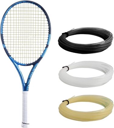 Тенісна ракетка Babolat Pure Drive Lite 270г, без струн, синьо-біла, турнірна