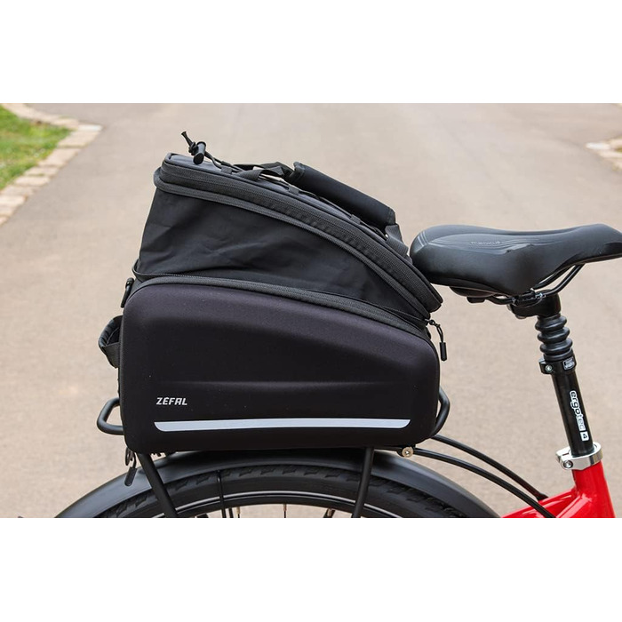 Сумка на багажник для велосипеда ZEFAL Z Traveler ZF 7049 B, водонепроникна, чорна