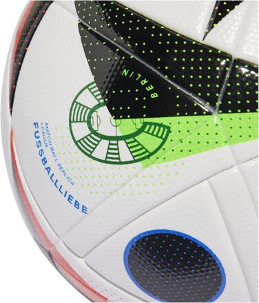 Футбольний м’яч adidas Equipment Fussballliebe League EM 2024 для тренувань