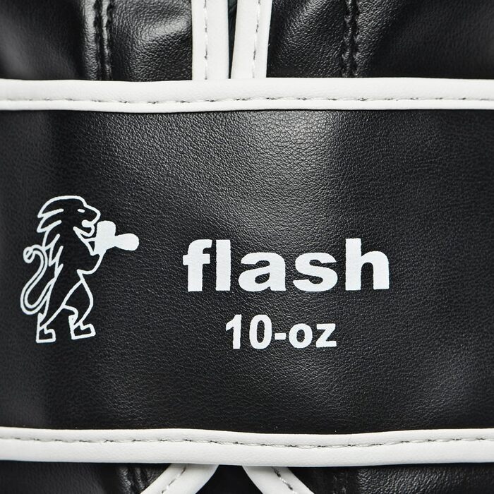 Боксерські рукавички LEONE 1947 Flash, унісекс, 8 унцій, чорні