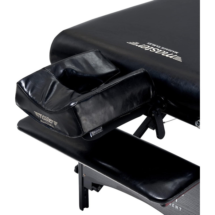 Масажний стіл Master Massage Galaxy, чорний, 80x200 см, мобільний, з підсвіткою