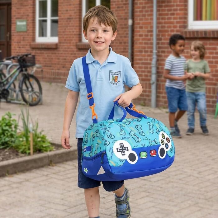 Дитяча спортивна сумка для плавання та подорожей, водонепроникна сумка для басейну, футболу та фітнесу (Світло-рожева, з котом)