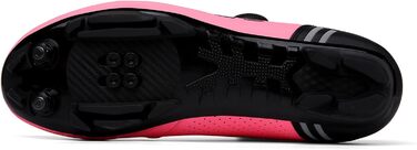 Велосипедні черевики для чоловіків: MTB, шосе, маунтінбайк, Radschuhe з системою кріплення 2-х педалей та пряжкою. Колір: зелений, рожевий (41 EU)