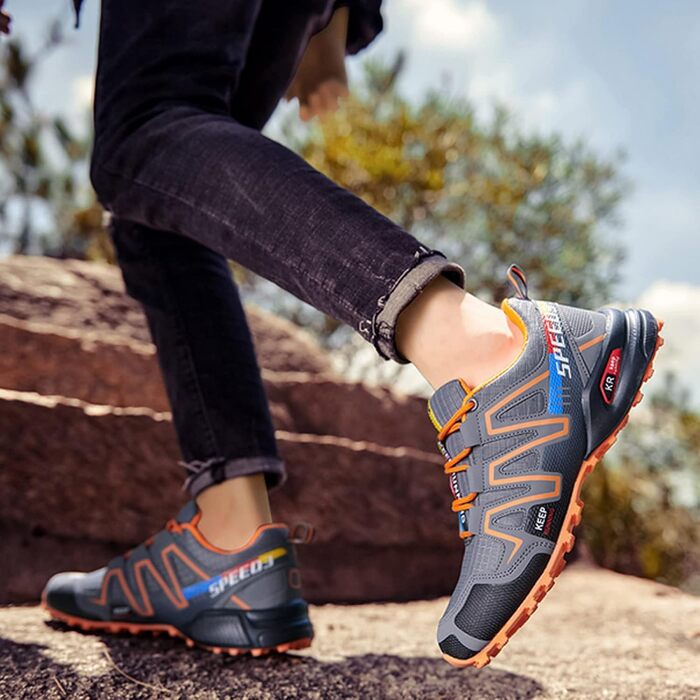 AGYE Велосипедні шкарпетки для чоловіків, неслизькі, для шосе, MTB, Flat педалі, спортивні, -45 (41 EU, Помаранчевий)