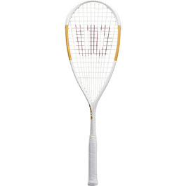 Ракетка для сквошу Wilson Tempest Pro – унісекс, для дорослих, білий/золотий