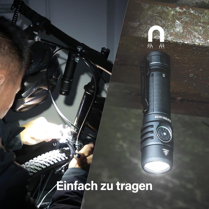 Sofirn SC29: Потужний ліхтарик USB-C, 3000 люмен, EDC для активного відпочинку, туризму та кемпінгу