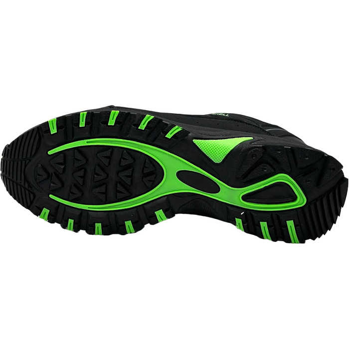 Чоловічі та жіночі трекінгові черевики Softshell для хайкінгу та трейлу, 42 EU, чорний та яблучно-зелений