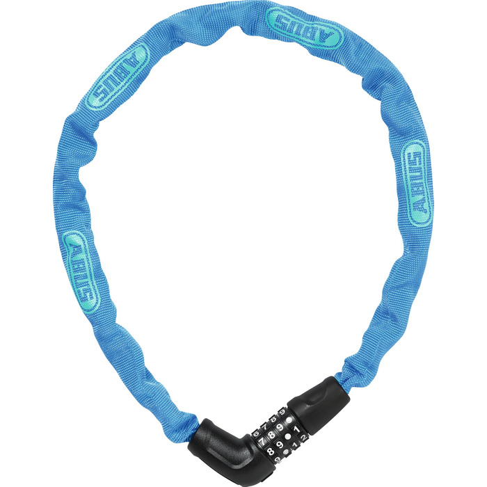 Замок ланцюговий ABUS Steel-O-Chain 5805C – кодовий, 5 мм сталь, рівень безпеки 4 (синій, 75 см)