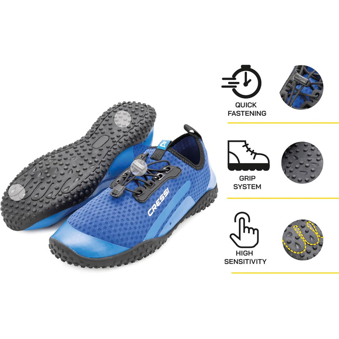 Аквашузи Cressi Sonar: зручні та антиковзні для плавання та відпочинку (44 EU)