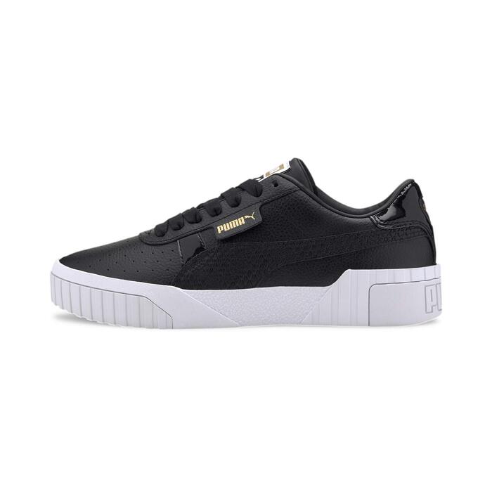 Жіночі кросівки PUMA Cali (37 EU, колір Puma Black Gold) — стильні шкіряні кеди