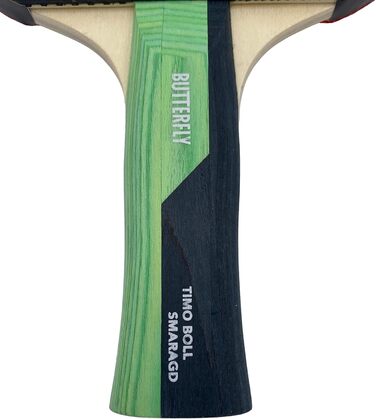 Настільна ракетка Butterfly 85018 Timo Boll Smaragd, чорна/зелена, стандарт