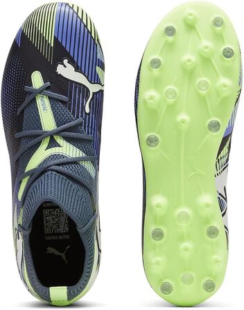 Дитячі футбольні бутси PUMA Future 7 Match Mg Jr (38.5 EU) - сірий, білий, рожевий