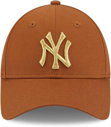 Шапка New Era New York Yankees з помпоном, жіноча, універсальний розмір, коричнева