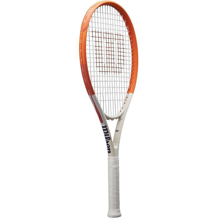 Тенісна ракетка Wilson Roland-Garros Elite для дорослих (4-1/4 дюйми) Marineblau / Weiß