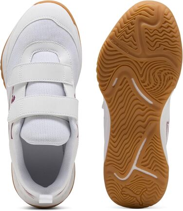 Дитячі кросівки для залу Puma Varion II V Jr Indoor Court Shoe (29 EU, білий, Puma White Berry)