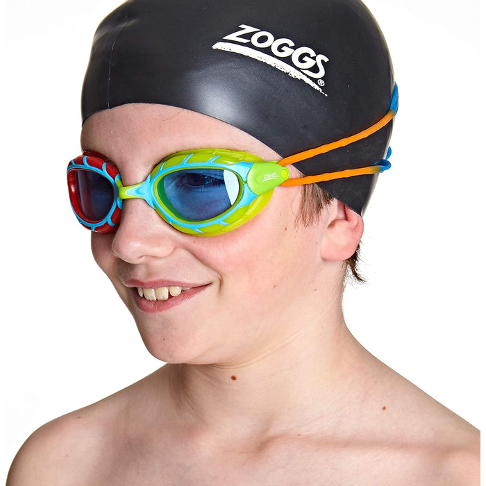 Окуляри для плавання Zoggs Predator Junior (6-14 років, Рознокольорові)