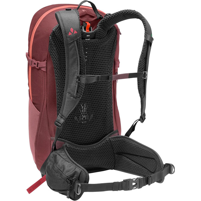 Туристичний рюкзак VAUDE Wizard 24+4 літри, водовідштовхувальний, для жінок і чоловіків, комфортна спинка, багато відділень, колір червоний (Redeva)