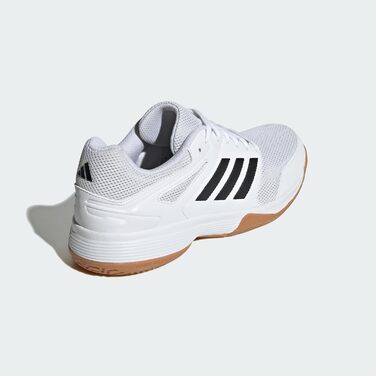 Кросівки Adidas Speedcourt для залу для чоловіків, розмір 43 1/3 EU, білий, чорний, gum