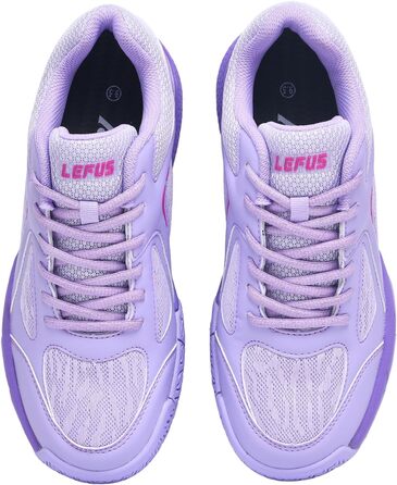 Жіночі тенісні кросівки P601, неслизькі, з амортизацією, стабілізуючі, дихаючі, біло-лілові (37.5 EU, лавандовий ліловий)