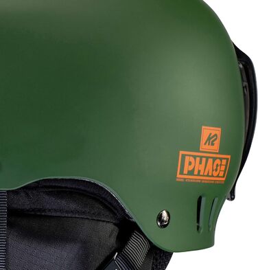 Унісекс шолом для лиж і сноуборду K2 Phase Pro, зелений, S (51-55 см)