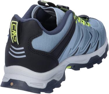 Дитячі черевики CMP Byne Low WP для активного відпочинку, водонепроникні, кольори: антрацит, кислотний зелений, розмір 35 EU