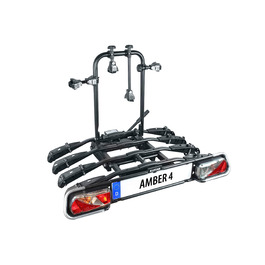 Велотримач EUFAB 11556 для причепної кульки: Amber 4, на 4 велосипеда