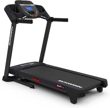 Бігова доріжка Schwinn 510T електрична з Bluetooth: для дому, швидкість до 18 км/год, складний механізм, тиха робота, сумісність з JRNY, Zwift, Kinomap